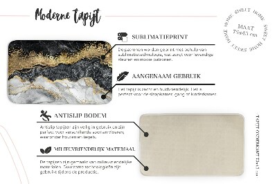 Tapete cozinha Azulejos com padrões no chão