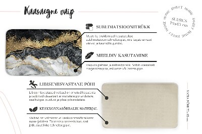 Tapete cozinha Azulejos com padrões no chão