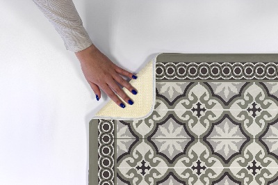 Tapete cozinha Azulejos com padrões no chão