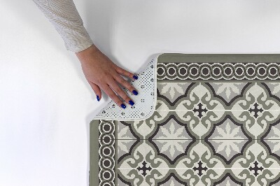 Tapete cozinha Azulejos com padrões no chão
