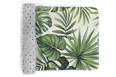 Tapete cozinha Folhas de plantas tropicais