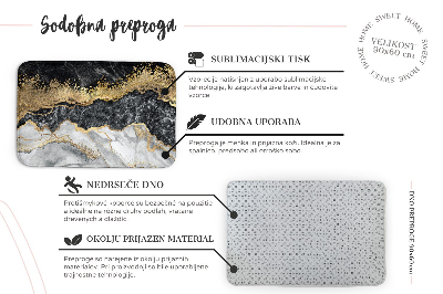 Tapete cozinha Folhas e moldura