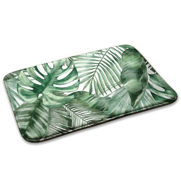 Tapete Folhas tropicais verdes