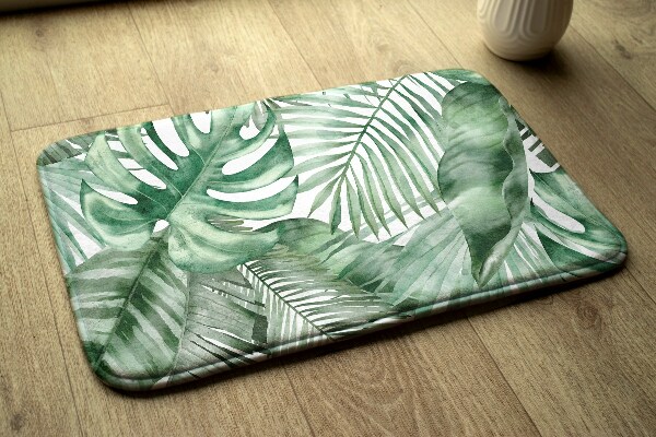 Tapete Folhas tropicais verdes