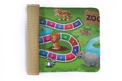 Tapete Jogo de tabuleiro do jardim zoológico