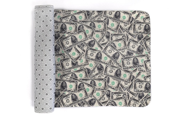 Tapete cozinha Notas de dólar