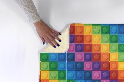 Tapete cozinha Blocos LEGO coloridos