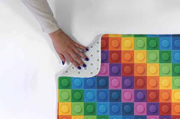 Tapete cozinha Blocos LEGO coloridos