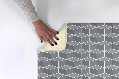 Tapete Padrão geométrico com cubos