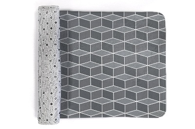 Tapete Padrão geométrico com cubos