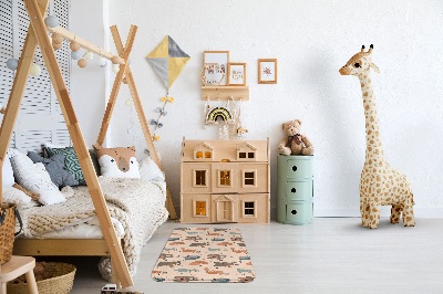 Carpete Animais com instrumentos