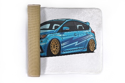 Carpete Carro desportivo azul