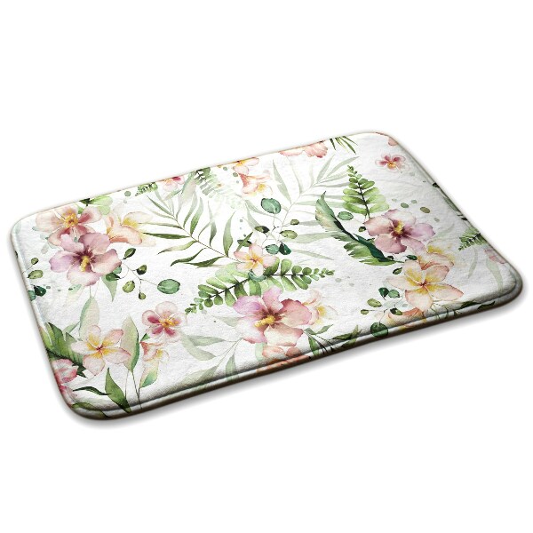 Tapete cozinha Motivo floral com folhas e flores
