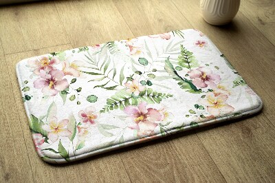 Tapete cozinha Motivo floral com folhas e flores