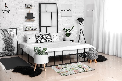 Tapete cozinha Motivo floral com folhas e flores