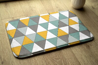 Tapete Triângulos coloridos numa disposição geométrica