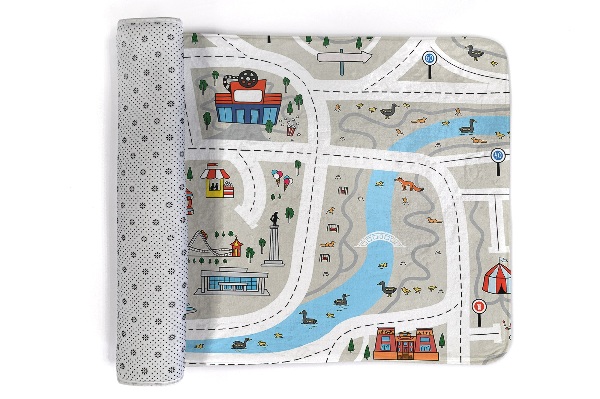 Tapete Planta urbana com rio