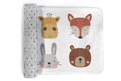 Carpete Rostos de animais