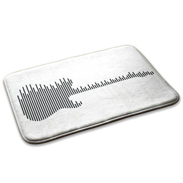 Carpete Guitarra com ondas