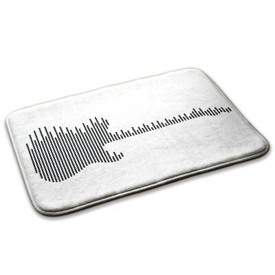 Carpete Guitarra com ondas