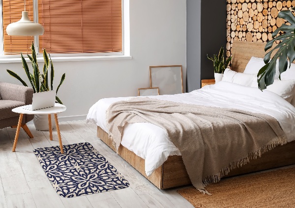 Tapete Padrão geométrico floral em estilo arabesco
