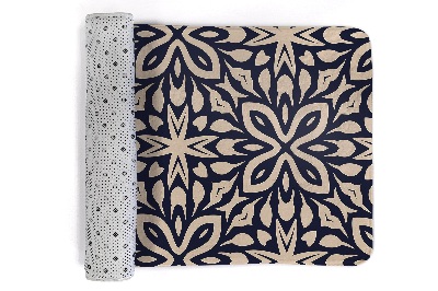 Tapete Padrão geométrico floral em estilo arabesco