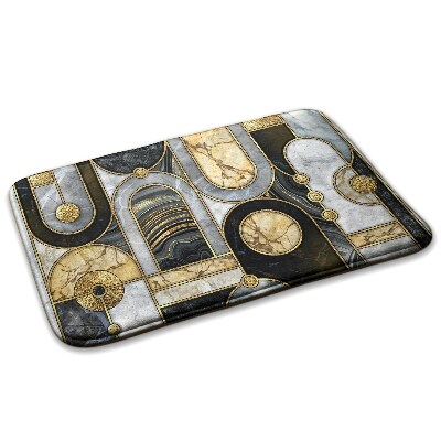 Tapete Padrões geométricos com texturas de mármore