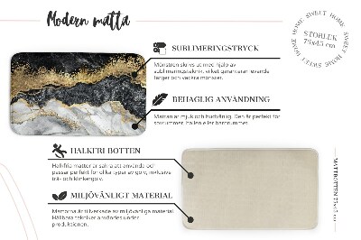Tapete Padrões geométricos com texturas de mármore