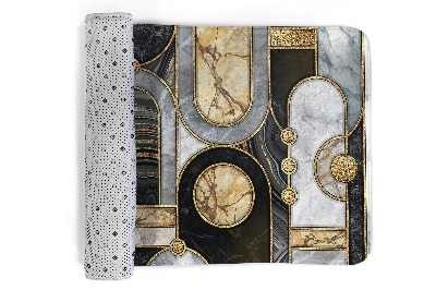 Tapete Padrões geométricos com texturas de mármore