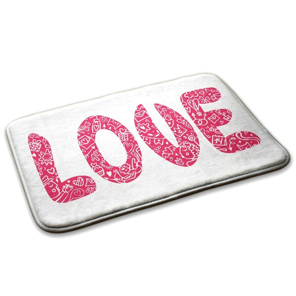 Tapete cozinha Inscrição LOVE