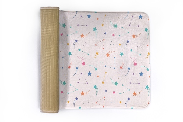 Carpete Padrões de estrelas coloridas