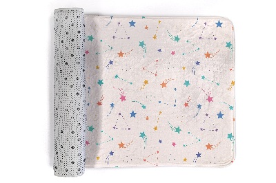 Carpete Padrões de estrelas coloridas