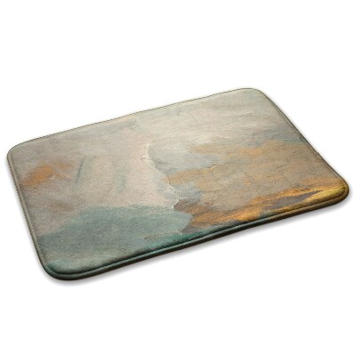 Carpete Manchas abstractas em tons de terra