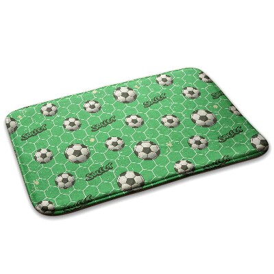 Tapete Padrão de bolas de futebol