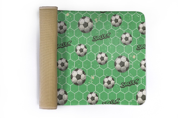 Tapete Padrão de bolas de futebol