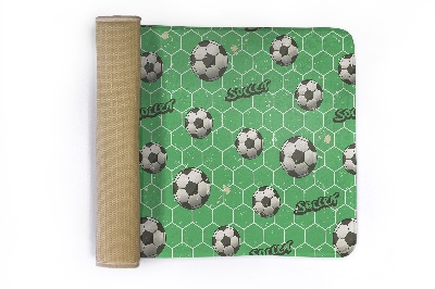 Tapete Padrão de bolas de futebol