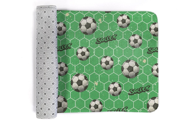 Tapete Padrão de bolas de futebol