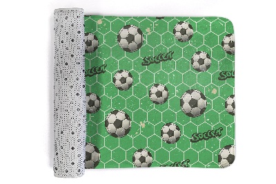 Tapete Padrão de bolas de futebol