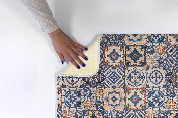 Tapete cozinha Padrões de mosaico em estilo marroquino