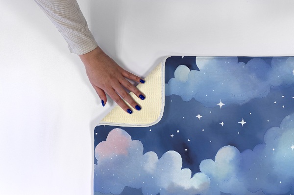 Carpete Nuvens e estrelas