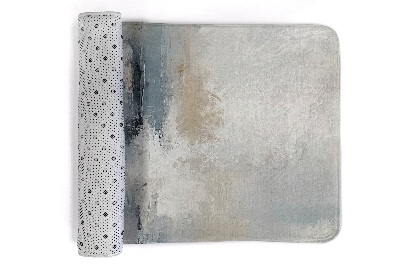 Tapete Manchas abstractas em tons de cinzento