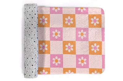 Tapete cozinha Padrão floral em tons pastel
