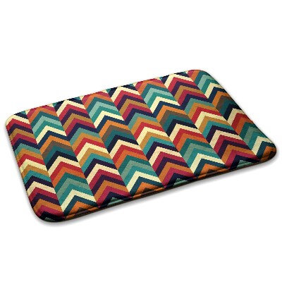 Tapete Ziguezague colorido em estilo chevron