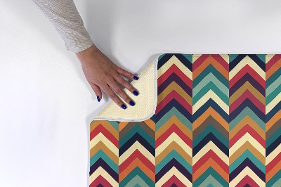 Tapete Ziguezague colorido em estilo chevron