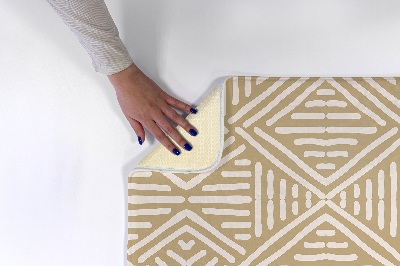 Tapete cozinha Padrão geométrico estilo ikat.