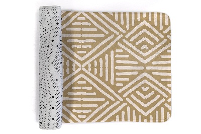 Tapete cozinha Padrão geométrico estilo ikat.