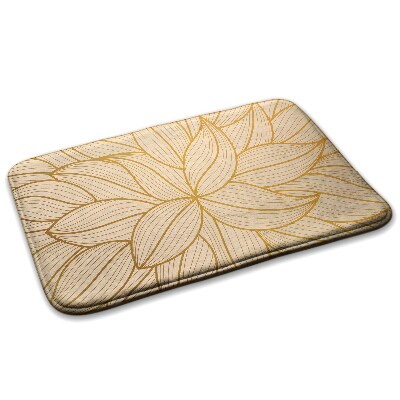 Tapete Padrão floral com pétalas de folhas