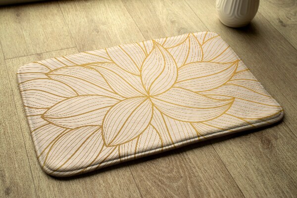 Tapete Padrão floral com pétalas de folhas