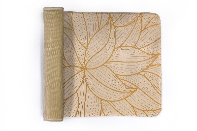 Tapete Padrão floral com pétalas de folhas
