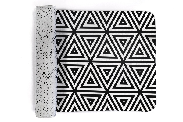 Carpete Mosaico geométrico triangular